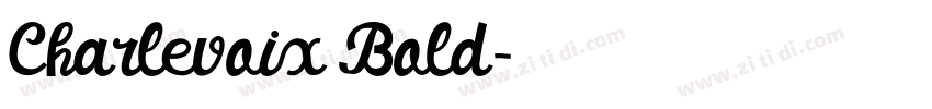 Charlevoix Bold字体转换 Charlevoix Bold字体转换